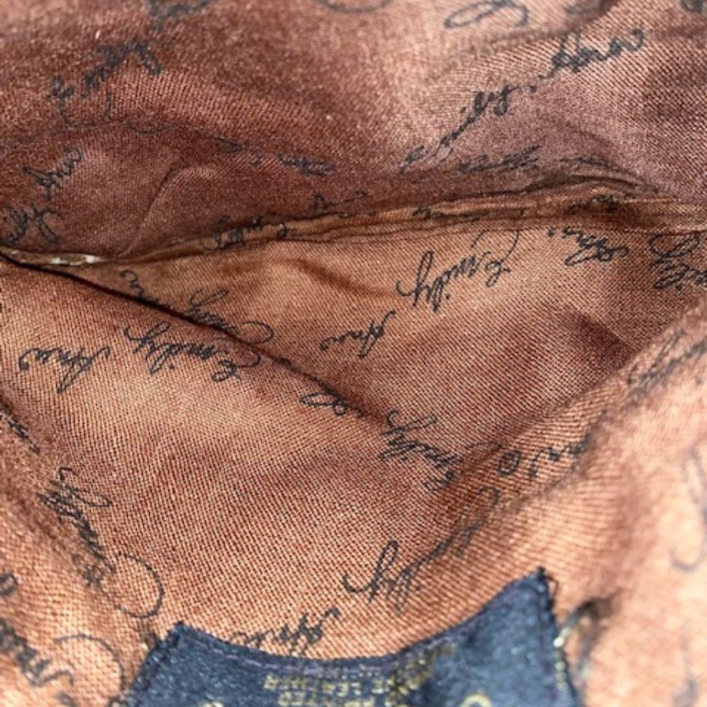 Emily Ann Of Boca Raton Hand Painted Leather Crossbody Bag View 4